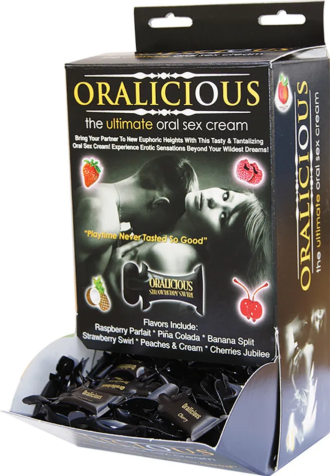 Hott Products Oralicious 144 Piece Fishbowl Assorted Flavors Couples