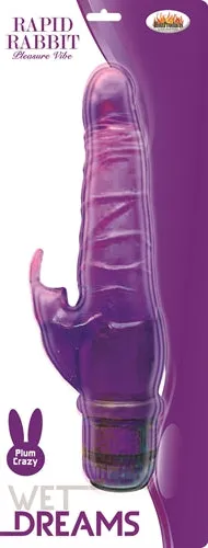 Hott Products Vibrators Wet Dreams Rapid Rabbit Purple