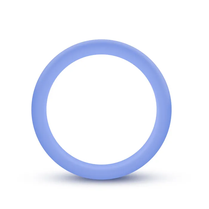 Male Sex Toys Blush Performance Silicone Glo Cock Ring Blue Glow