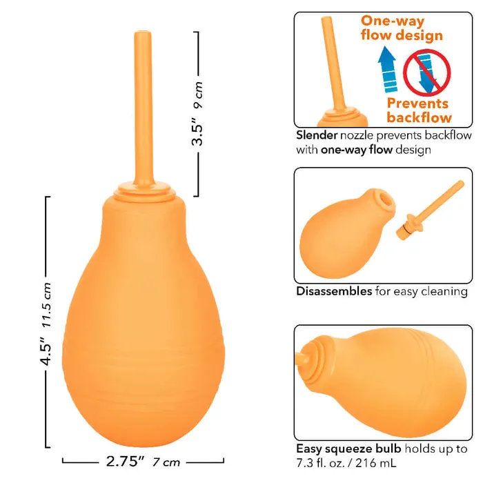 Male Sex Toys CalExotics Cheeky OneWay Flow Douche Orange Male Sex Toys CalExotics Cheeky OneWay Flow Douche Orange