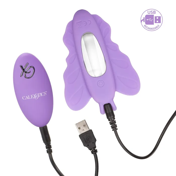 Male Sex Toys CalExotics Venus Butterfly Silicone Remote Rocking Penis