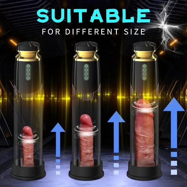 Male Sex Toys Domlust Automatic Vacuum Penis Pump Male Masturbator Powerful Sucking Penis Enlarge Trainer