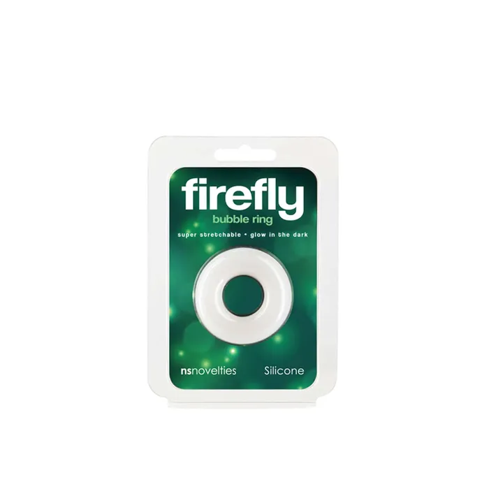Male Sex Toys nsnovelties Firefly Bubble Ring Small White