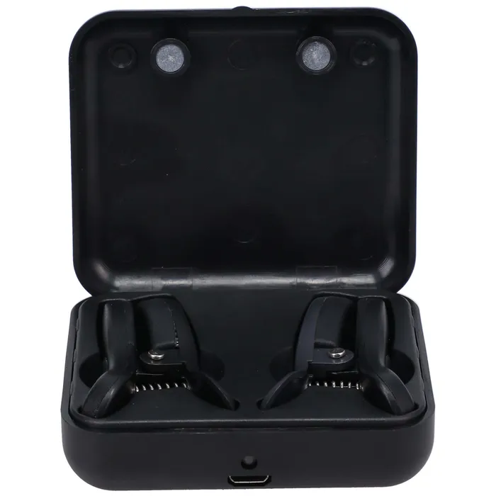 Merci Vibro Grippers Wireless Vibrating Nipple Clamps With Rechargeable Case Black Doc Johnson Female Sex Toys Merci Vibro Grippers Wireless Vibrating Nipple Clamps With Rechargeable Case Black Doc Johnson Female Sex Toys
