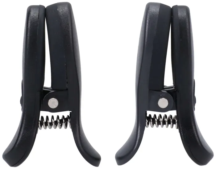 Merci Vibro Grippers Wireless Vibrating Nipple Clamps With Rechargeable Case Black Doc Johnson Female Sex Toys Merci Vibro Grippers Wireless Vibrating Nipple Clamps With Rechargeable Case Black Doc Johnson Female Sex Toys
