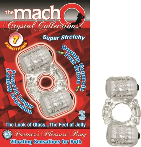 Nasstoys Male Sex Toys The Macho Crystal Collection Partners Pleasure Ring Clear Nasstoys Male Sex Toys The Macho Crystal Collection Partners Pleasure Ring Clear