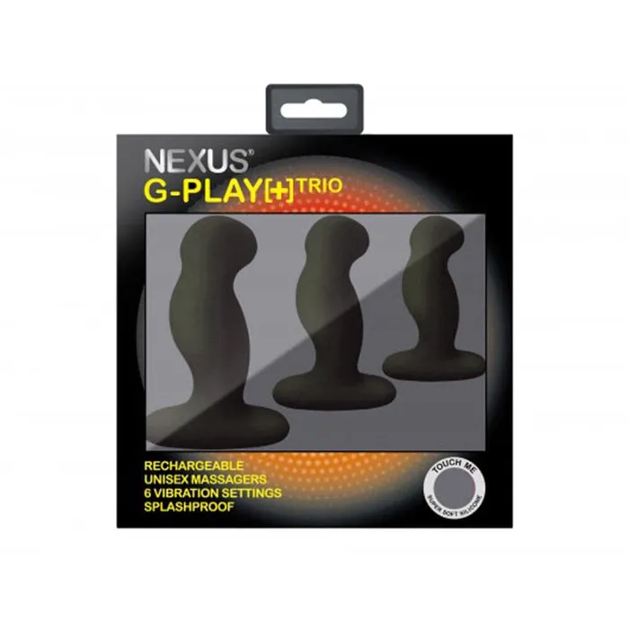 Nexus Nexus G Play Trio Vibrating Prostate Massagers Black Anal
