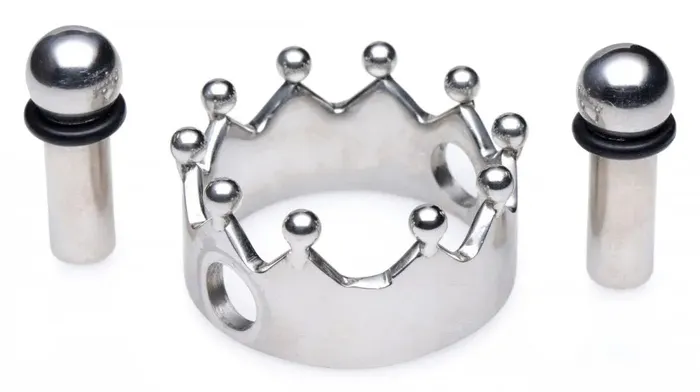 Nipple Clitoral Toys Master Series Crowned Magnetic Nipple Clamps Nipple Clitoral Toys Master Series Crowned Magnetic Nipple Clamps