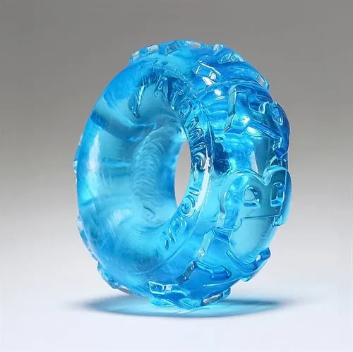 Oxballs Vibrators Jelly Bean Cockring Atomic Jock Ice Blue