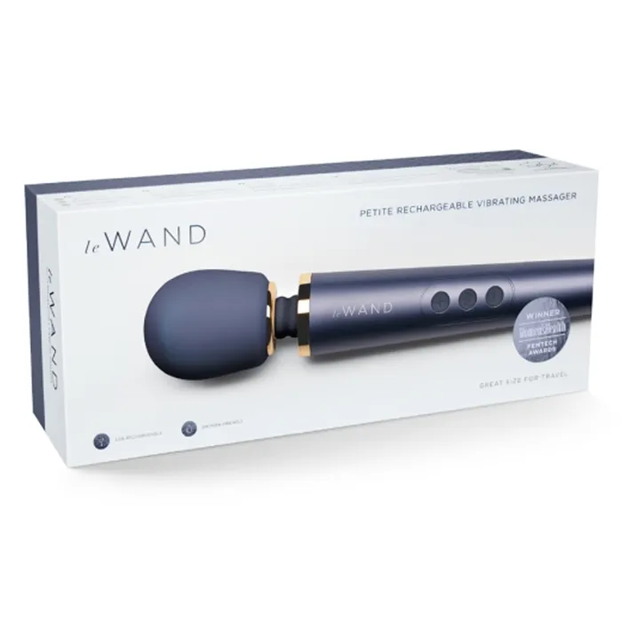 Petite Rechargeable Massager Navy LE Wand Female Sex Toys
