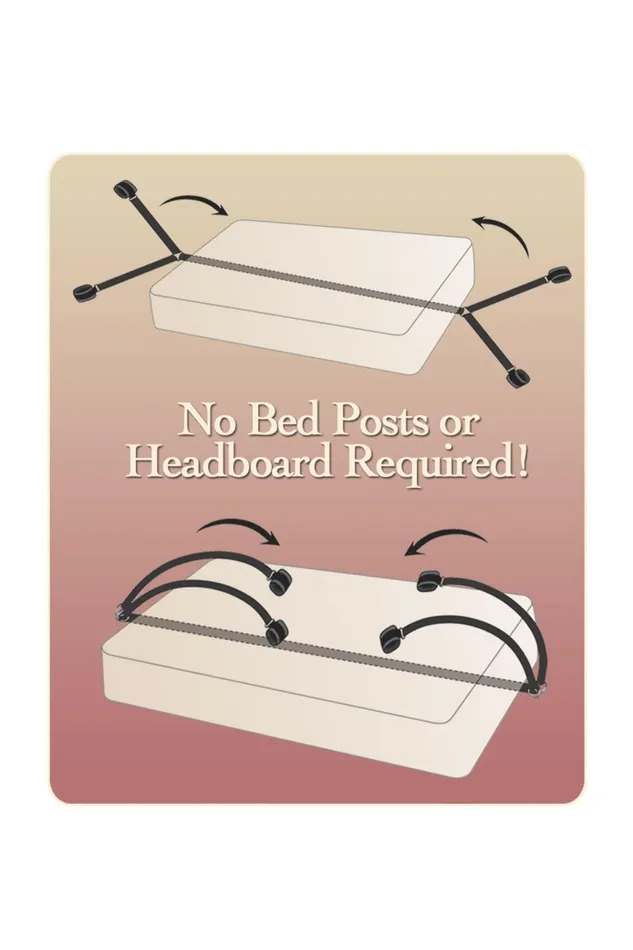 Pipedream Female Sex Toys Fetish Fantasy Bed Bindings