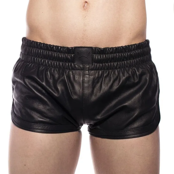 Restraints Prowler Red Prowler RED Leather Sports Shorts Black XXLarge