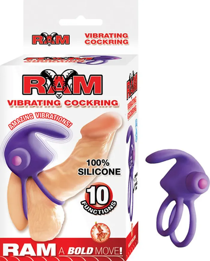 Sale Specials Vibrators Ram Vibrating Cockring Purple