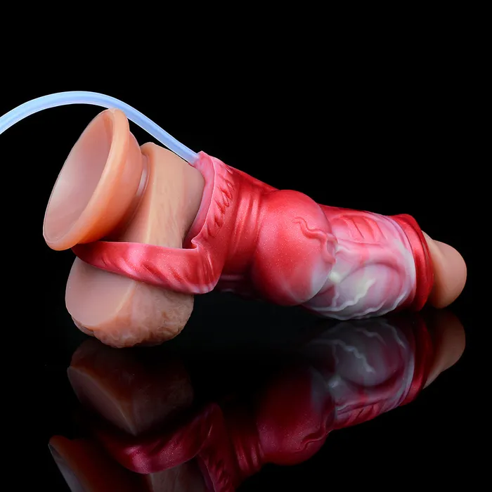 Scarlet Wyrm Huge Squirting Knot Sheath Fantasy Penis Extender DirtyToyz Male Sex Toys Scarlet Wyrm Huge Squirting Knot Sheath Fantasy Penis Extender DirtyToyz Male Sex Toys