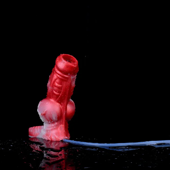 Scarlet Wyrm Huge Squirting Knot Sheath Fantasy Penis Extender DirtyToyz Male Sex Toys Scarlet Wyrm Huge Squirting Knot Sheath Fantasy Penis Extender DirtyToyz Male Sex Toys
