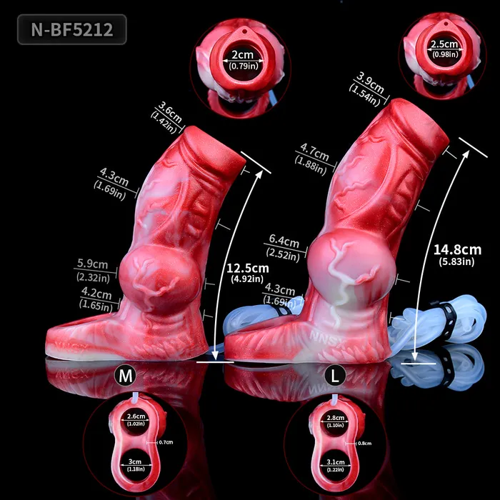 Scarlet Wyrm Huge Squirting Knot Sheath Fantasy Penis Extender DirtyToyz Male Sex Toys Scarlet Wyrm Huge Squirting Knot Sheath Fantasy Penis Extender DirtyToyz Male Sex Toys