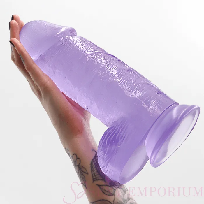 Sexy Emporium Dildos Satan 2 989 Inch Circumference Dildo Purple