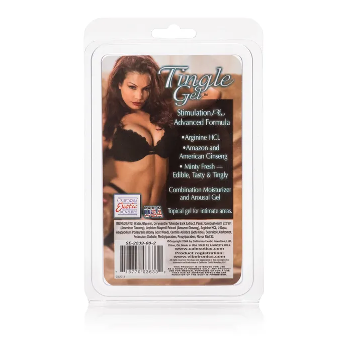 Tingle Gel 24 Fl Oz Clamshell CalExotics Enhancers Tingle Gel 24 Fl Oz Clamshell CalExotics Enhancers