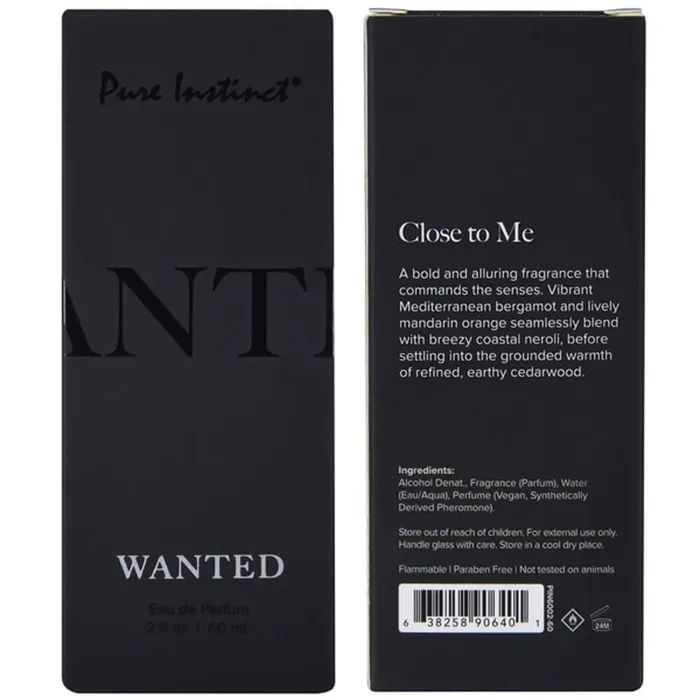 Vibrators Classic Brands Pure Instinct Pheromone Eau De Parfum Wanted 2oz 60ml Vibrators Classic Brands Pure Instinct Pheromone Eau De Parfum Wanted 2oz 60ml