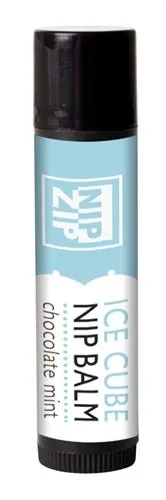 Vibrators Nip Zip Ice Cube Nip Balm Chocolate Mint Tube Carded Sensuva