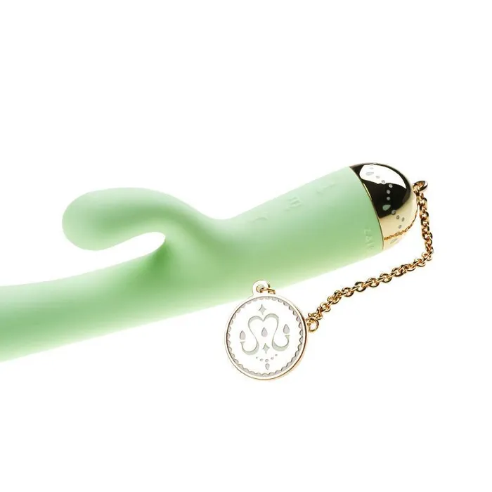 Vibrators ZALO Ichigo Rabbit Appcontrolled Rechargeable Vibrator Melon Green ZALO