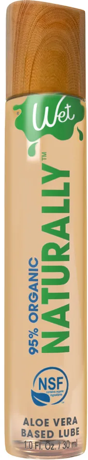 Wet Lubricants Wet 95 Organic Naturally Aloe Based Lubricant 1 Oz