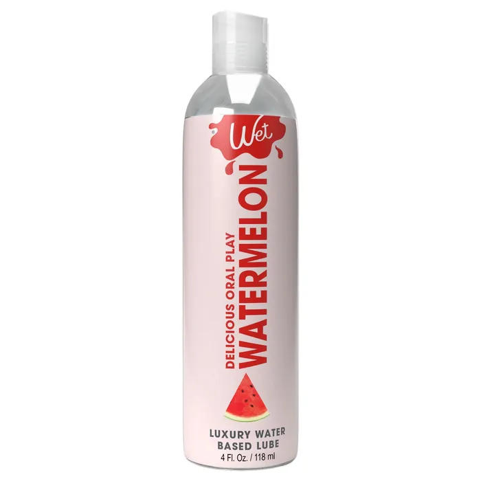 Wet Lubricants Wet Delicious Oral Play Watermelon Waterbased Flavored Lubricant 4 Oz Wet Lubricants Wet Delicious Oral Play Watermelon Waterbased Flavored Lubricant 4 Oz