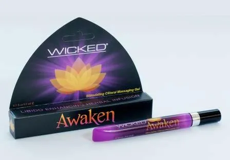 Wicked Sensual Care Couples Awaken Stimulating Clitoral Massaging Gel 03 Fl Oz 86ml