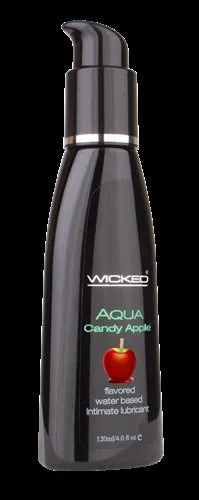Wicked Sensual Care Lubricants Aqua Candy Apple Flavored WaterBased Lubricant 2 Oz Wicked Sensual Care Lubricants Aqua Candy Apple Flavored WaterBased Lubricant 2 Oz