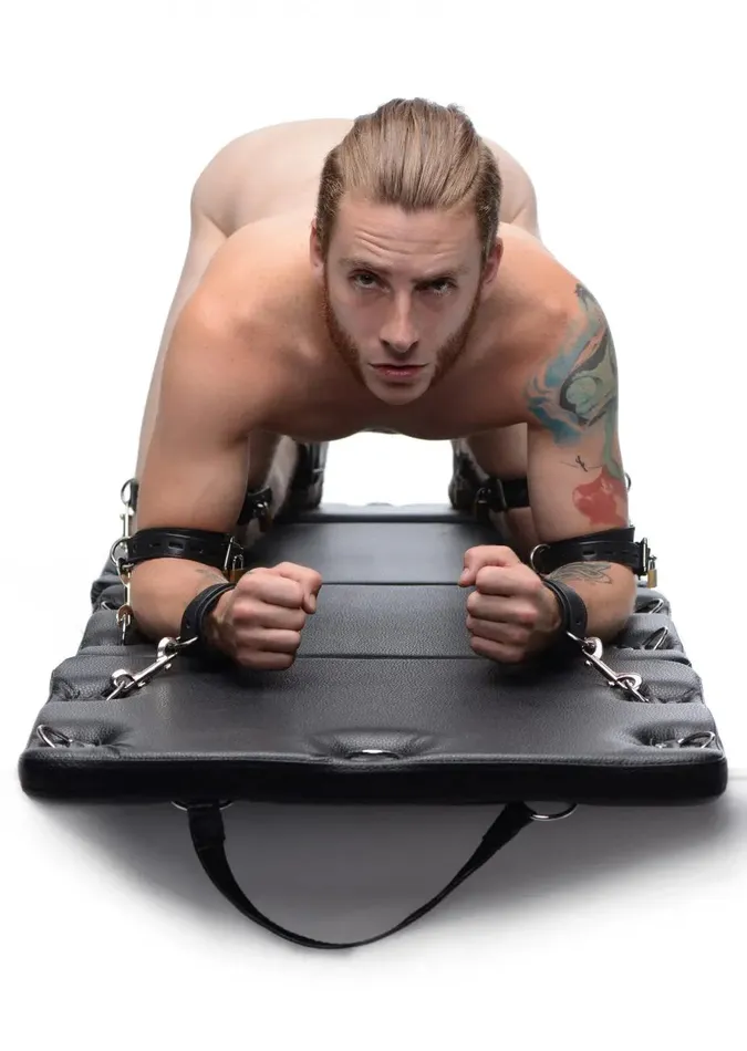 XR Brands Couples XL Bondage Board Portable BDSM Play Surface with 18 DRing Attachments