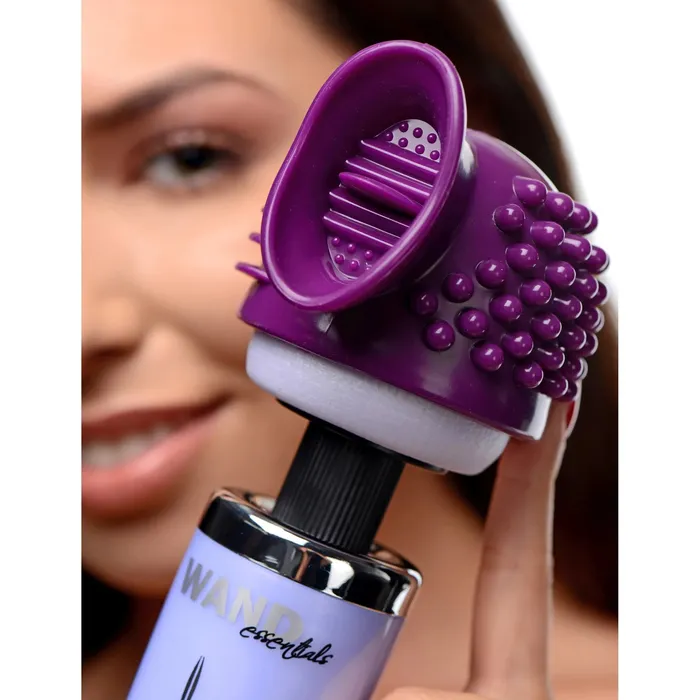 XR Brands Female Sex Toys Triple Thrill 3 in 1 Silicone Wand Attachment