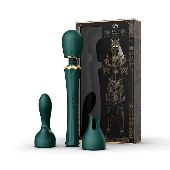 ZALO Kyro Wand Massager Turquoise Green ZALO Vibrators