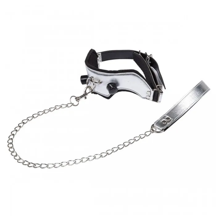 ZEMALIA UK Couples ZEMALIA Platinum Bound Chained Collar and Leash Restraint Kit