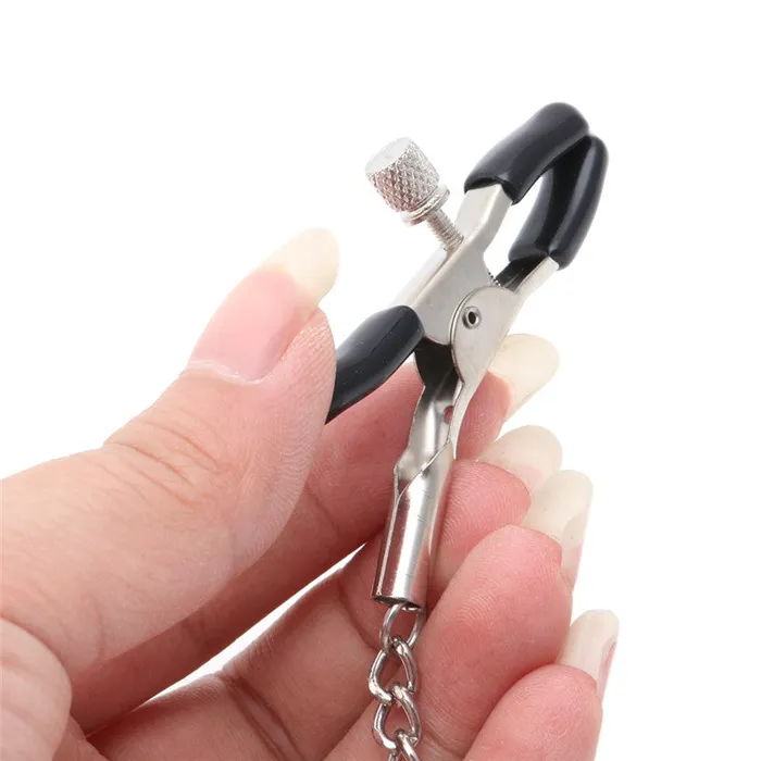 1 Pair 30cm Chains Men Nipple Clip Toy weadultshop Male Sex Toys 1 Pair 30cm Chains Men Nipple Clip Toy weadultshop Male Sex Toys