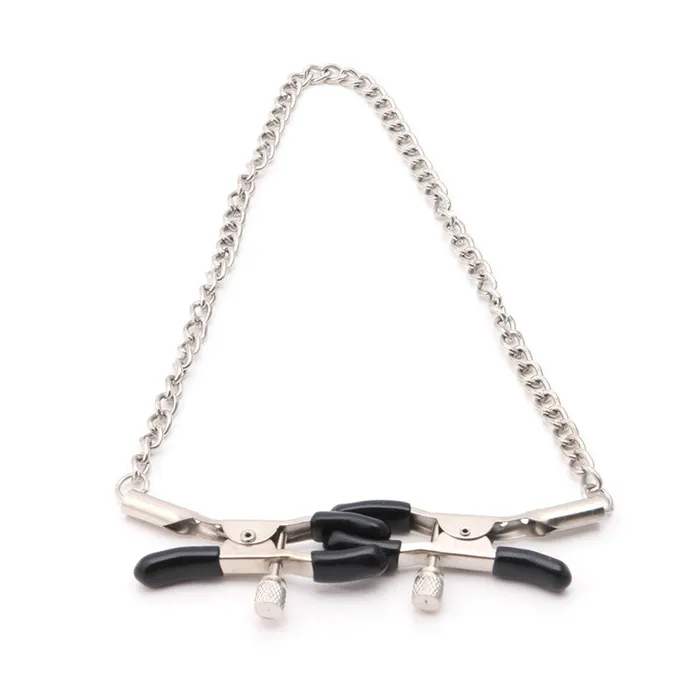 1 Pair 30cm Chains Men Nipple Clip Toy weadultshop Male Sex Toys 1 Pair 30cm Chains Men Nipple Clip Toy weadultshop Male Sex Toys