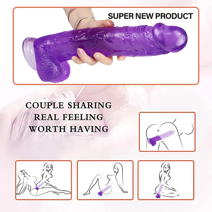 12 inch big head purple dildo Dildos