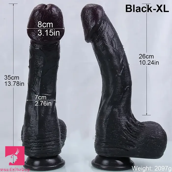 1378in UltraRealistic Silicone Soft Big Cock Dildo With 315 Glans Weadultshop Female Sex Toys