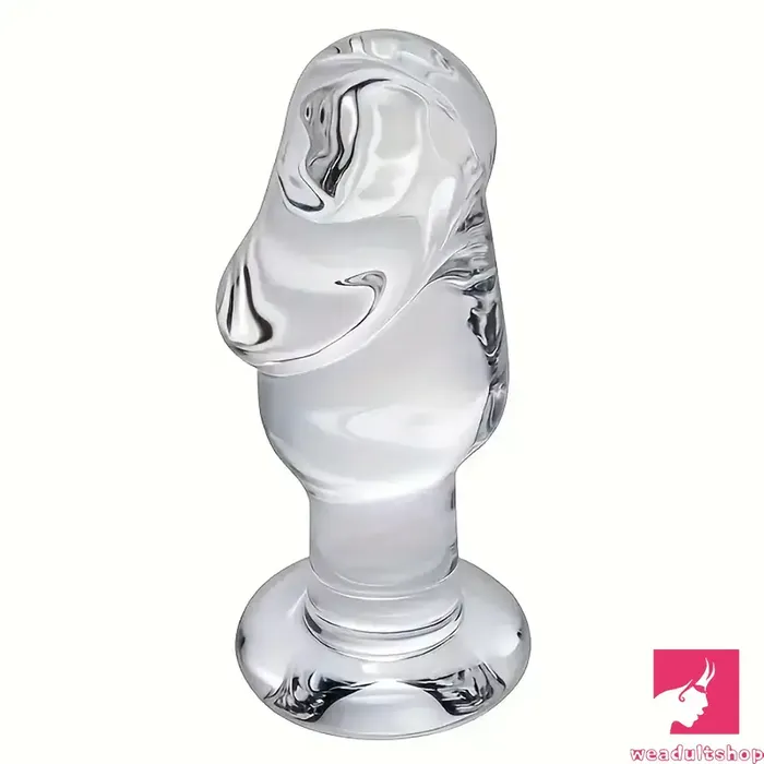 463in Clear Elegant Glass Crystal Dildo For Women Men With Base Weadultshop Anal 463in Clear Elegant Glass Crystal Dildo For Women Men With Base Weadultshop Anal