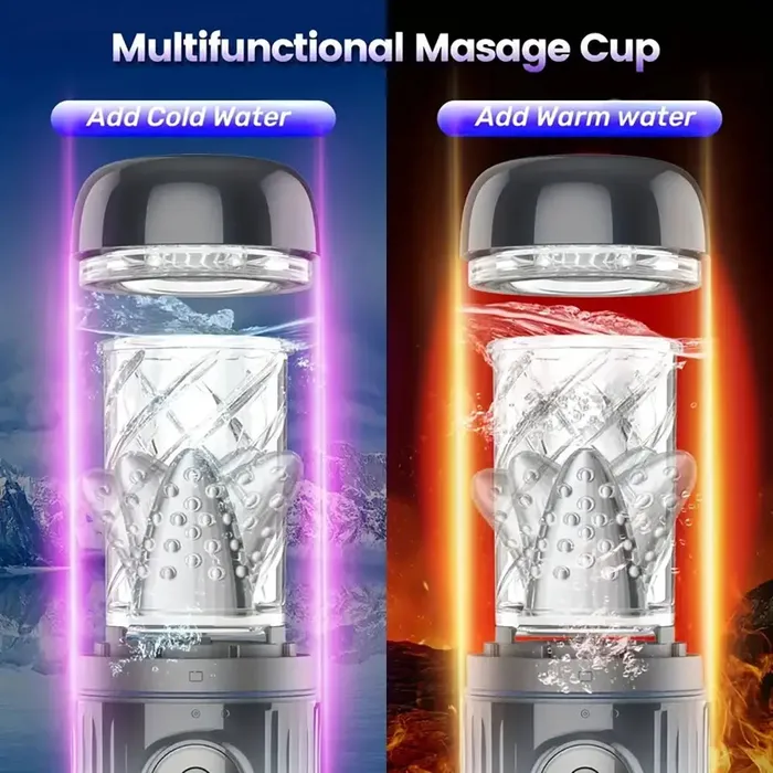 4 Pump 7 Sucking 7 Rotating 7 Licking LCD Automatic Masturbator Weadultshop Male Sex Toys