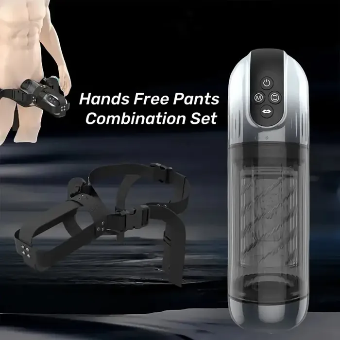 4 Pump 7 Sucking 7 Rotating 7 Licking LCD Automatic Masturbator Weadultshop Male Sex Toys