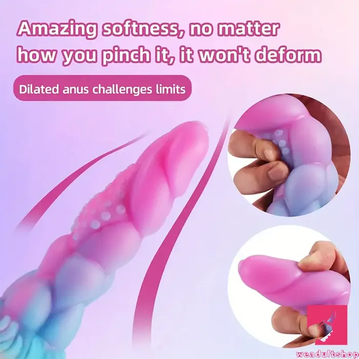 78in Monster Luminous Silicone Women Dildo For HandsFree Sex Play Weadultshop Female Sex Toys