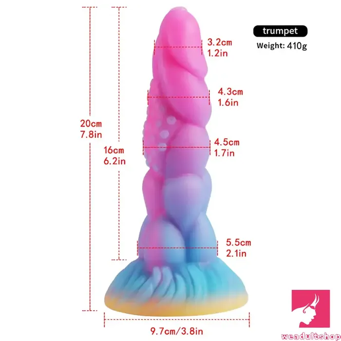 78in Monster Luminous Silicone Women Dildo For HandsFree Sex Play Weadultshop Female Sex Toys