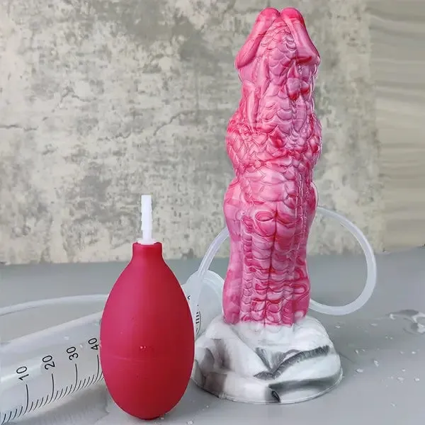  8 inch Ejaculation Strap On Dragon Dildo Female Sex Toys