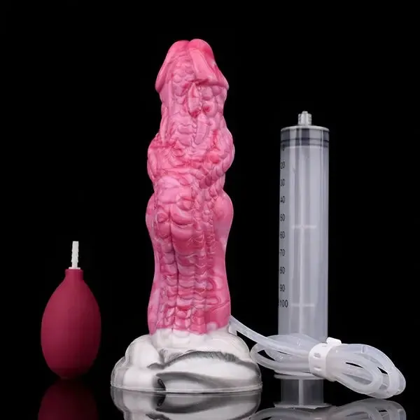  8 inch Ejaculation Strap On Dragon Dildo Female Sex Toys