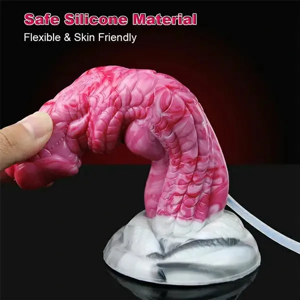  8 inch Ejaculation Strap On Dragon Dildo Female Sex Toys