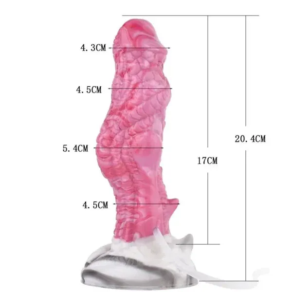  8 inch Ejaculation Strap On Dragon Dildo Female Sex Toys