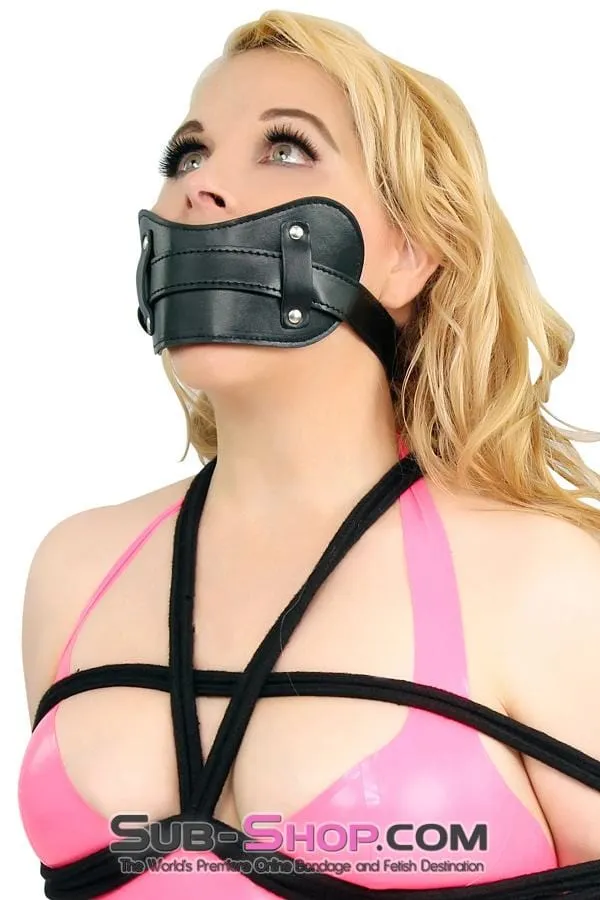8954DL Stuffed Slave Mouth Locking Panel Gag MEGA Deal Idea Vibrators