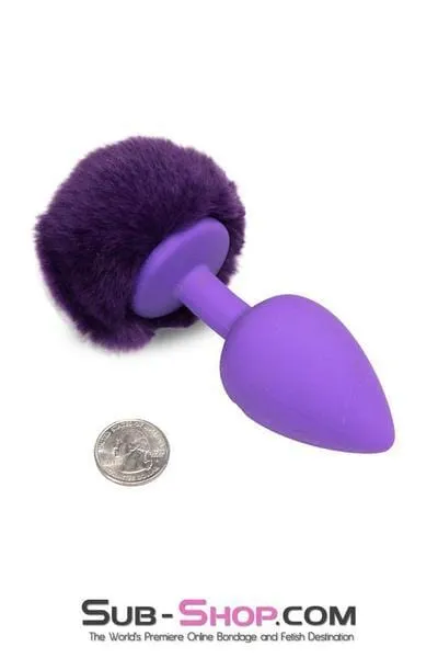 Anal 2509M Hop To It Large Purple Bunny Butt Plug Tail LAST CHANCE Final Closeout Moonwell