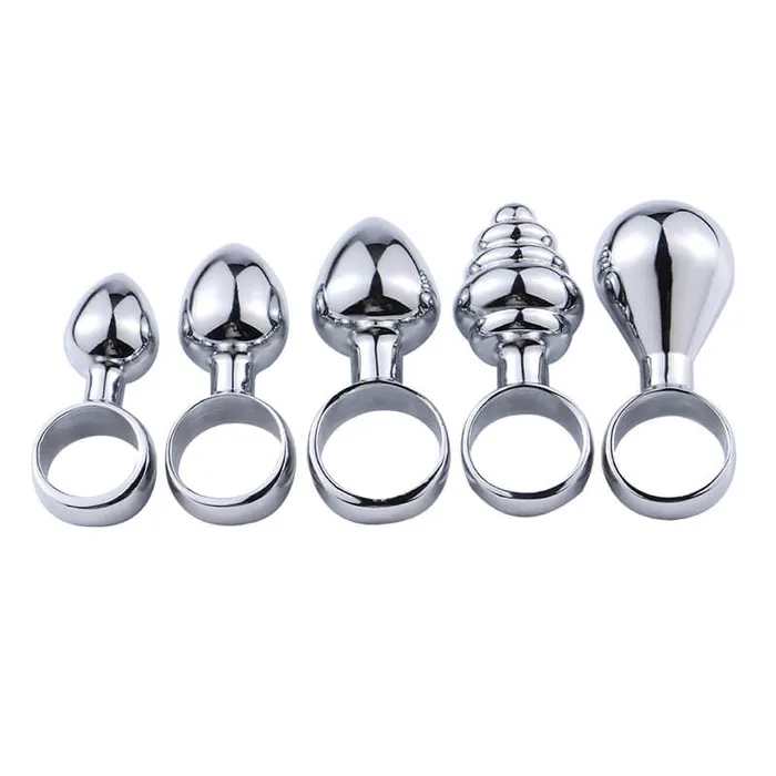 Anal Weadultshop Stainless Steel Pull Ring Anal Plug For Anal Play