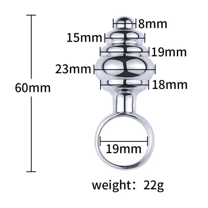 Anal Weadultshop Stainless Steel Pull Ring Anal Plug For Anal Play Anal Weadultshop Stainless Steel Pull Ring Anal Plug For Anal Play